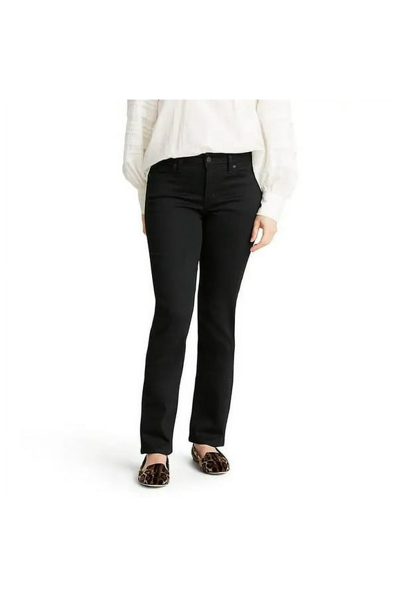 NIGHT SKY Women's Totally Straight Fit Jeans, US10L | W30 L32