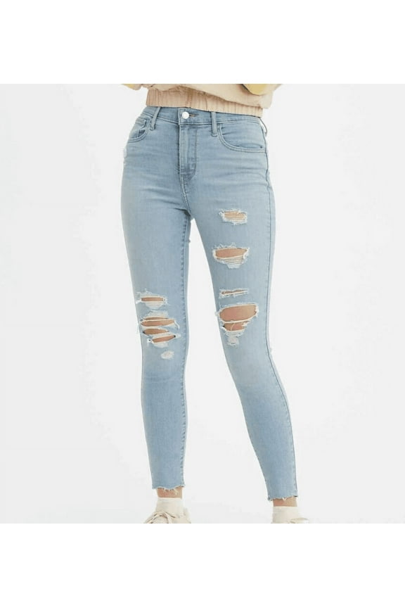 ONTARIO TOWER LT. WASH Women's 720 High Rise Skinny Jean 12S/W31 L28