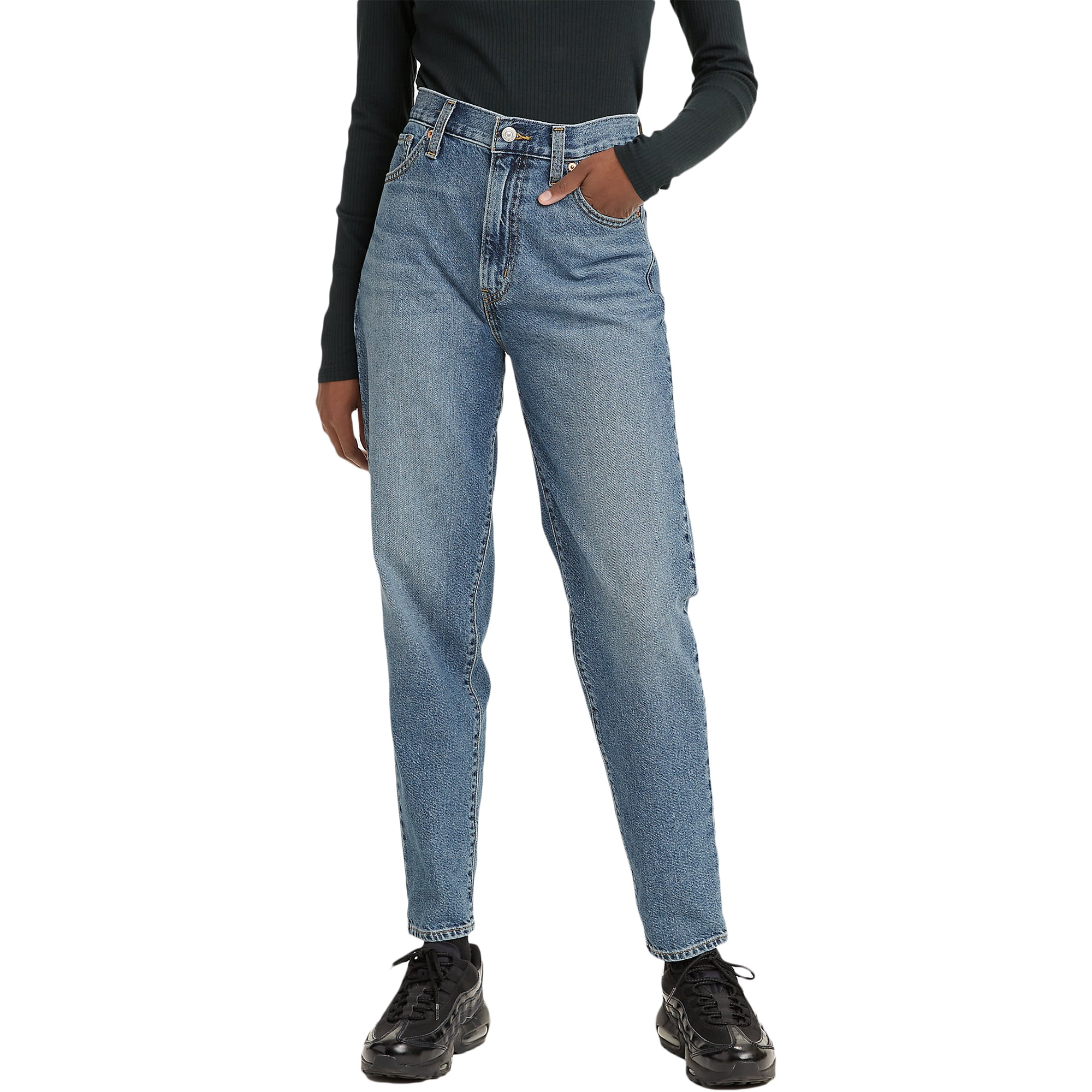 Maestro gennembore Beliggenhed Levi's Original Red Tab Women's High-Waisted Mom Jeans - Walmart.com