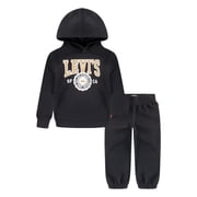 Levi's Boys 2-Piece Fleece Jogger Set, Sizes 2T-4T