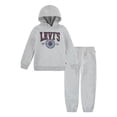 thumbnail image 1 of Levi's Boys Fleece Hoodie and Joggers Set, 2-Piece, Sizes 4-7, 1 of 5