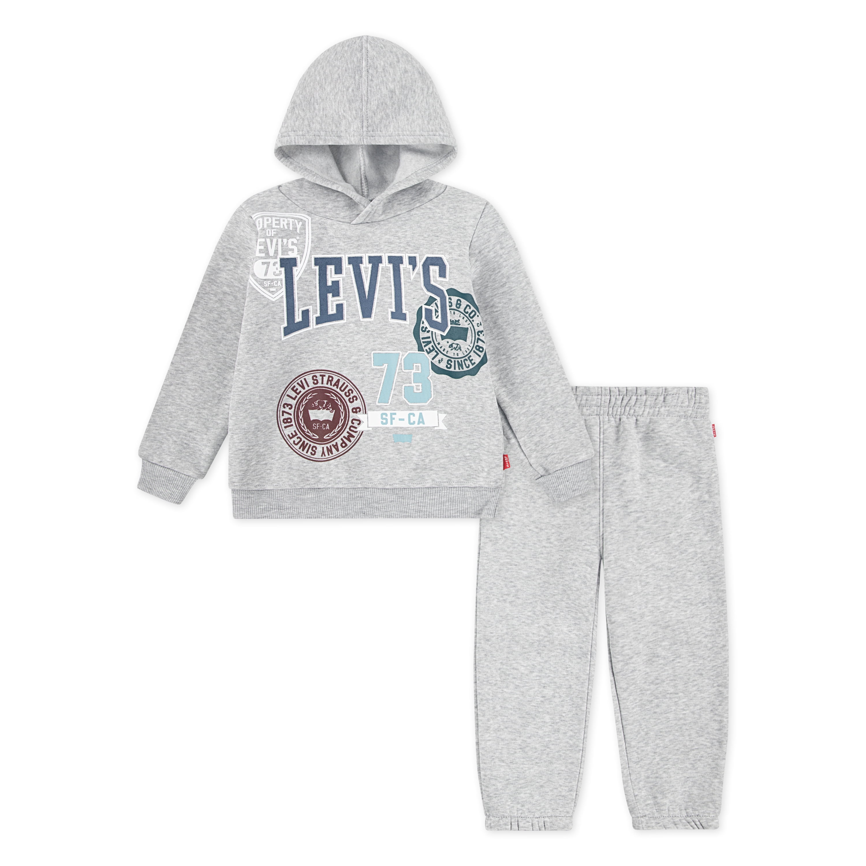 Levi's Boys 2-Piece Multi-Hit Jogger Set, Sizes 2T-4T