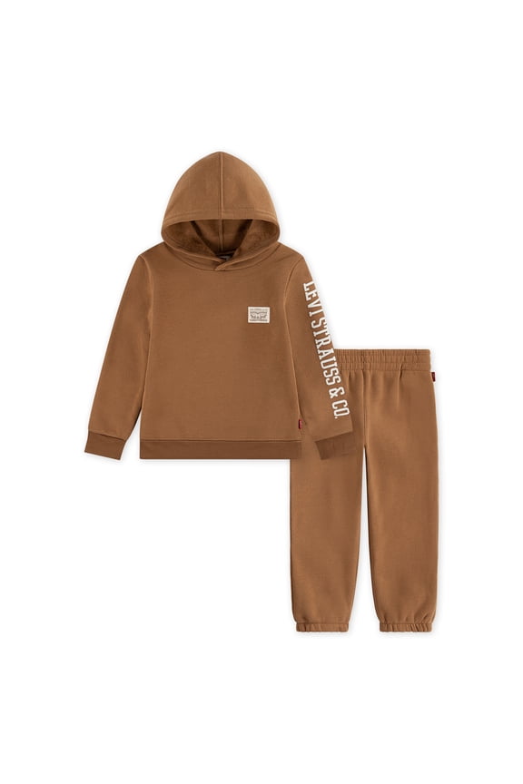 Levi's Boys 2-Piece Patch Hoodie & Jogger Set, Sizes 2T-4T