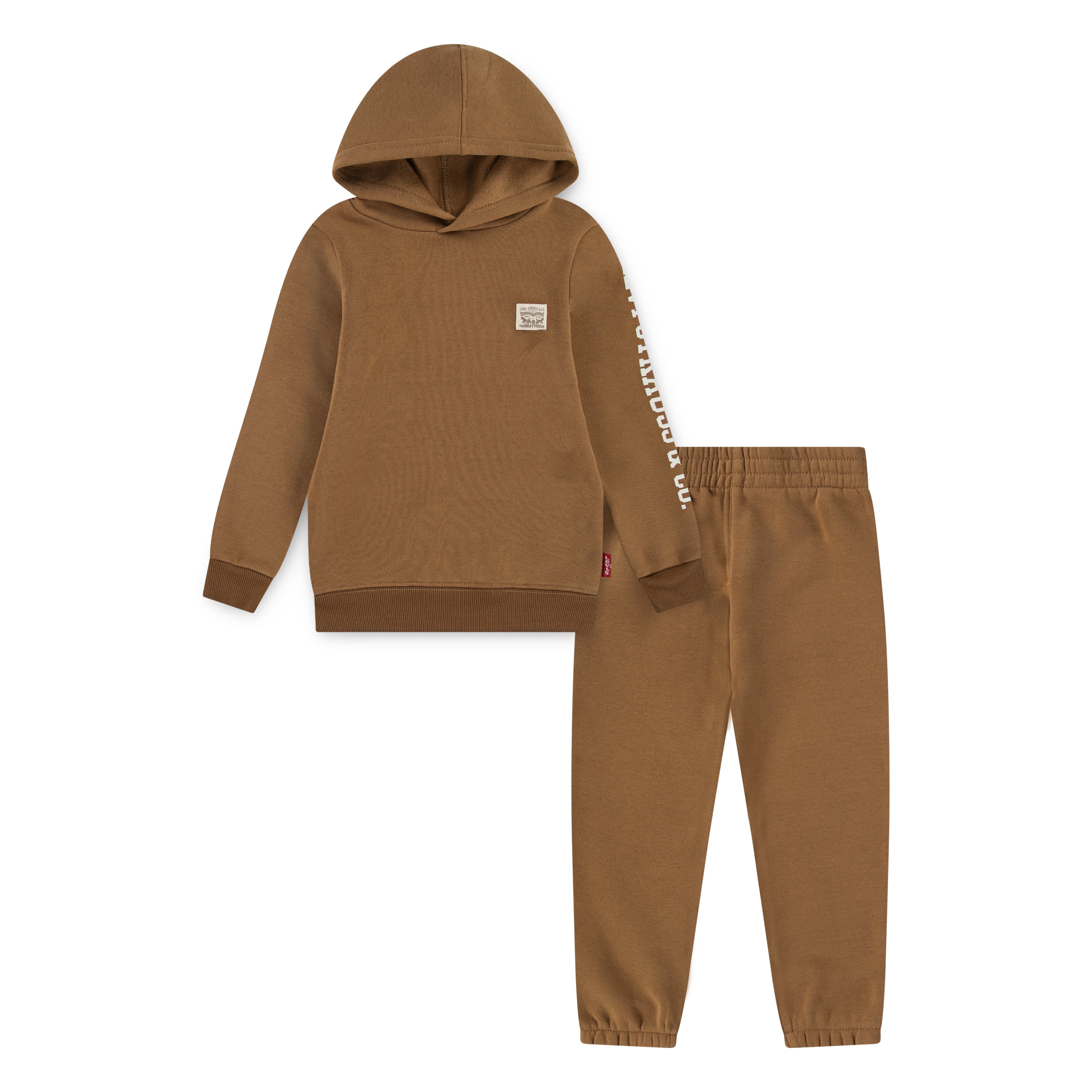 Levi's Boys 2-Piece Patch Hoodie & Jogger Set, Sizes 4-7 - Walmart.com
