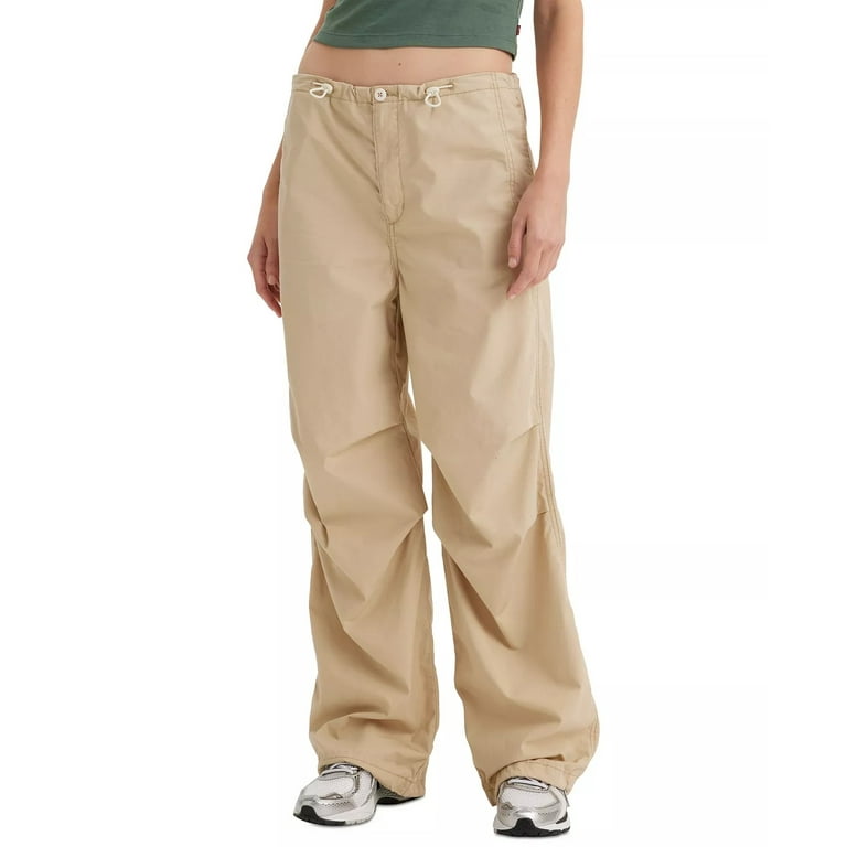初売りセール Levi's SAFARI Cotton Drawstring-Waist Solid Women's パンツ