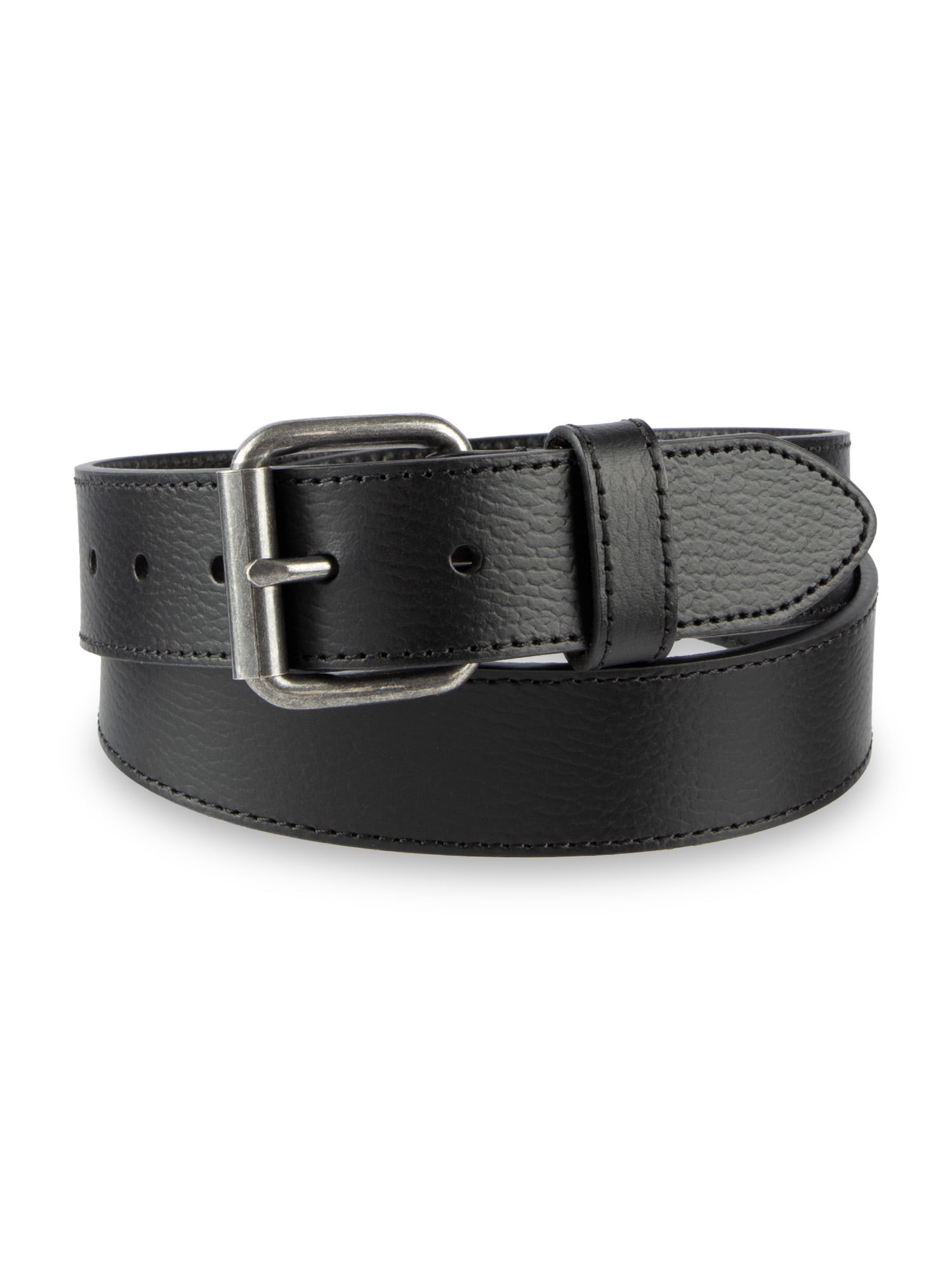 Levi’s Signature Men’s Genuine Leather Casual Belt with Roller Buckle