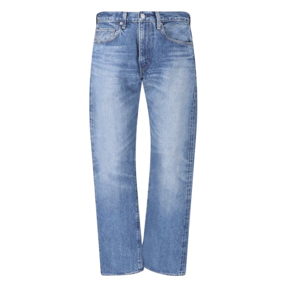 Levi's Strauss Blue Anchor Mid-Rise Straight-Leg Jeans (Men's)