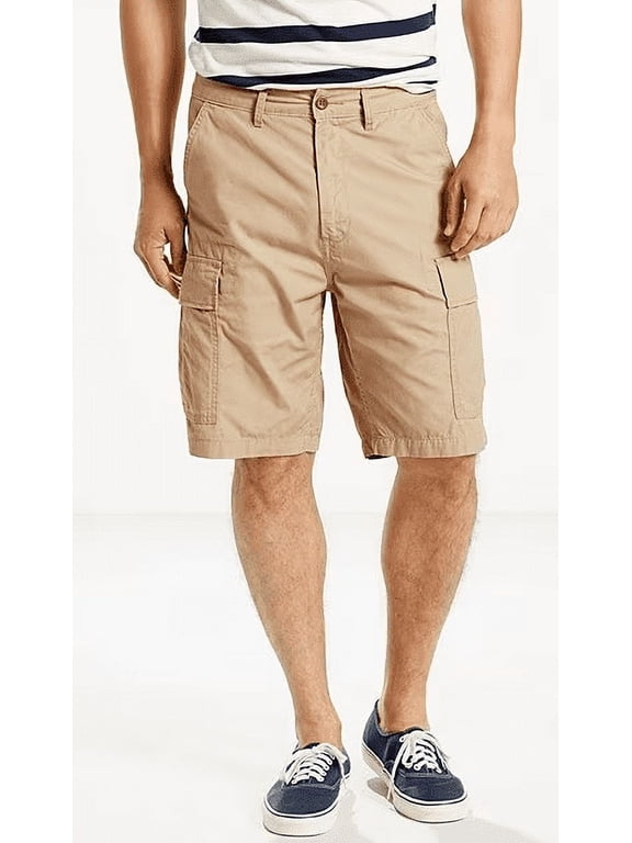 TRUE CHINO/RIPSTOP Men's Carrier 9.5" Cargo Shorts, US 33