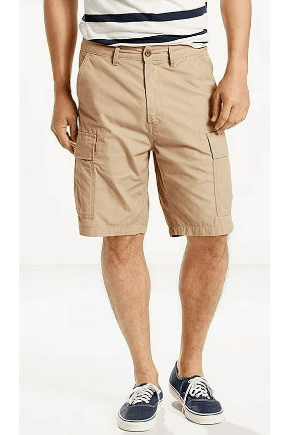 TRUE CHINO/RIPSTOP Men's Carrier 9.5" Cargo Shorts, US 33