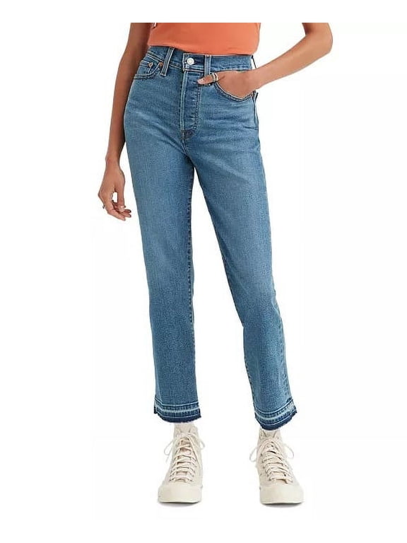 TURNED ON ME Women's Wedgie Straight Crop Jeans, US 18 Short W34/L28