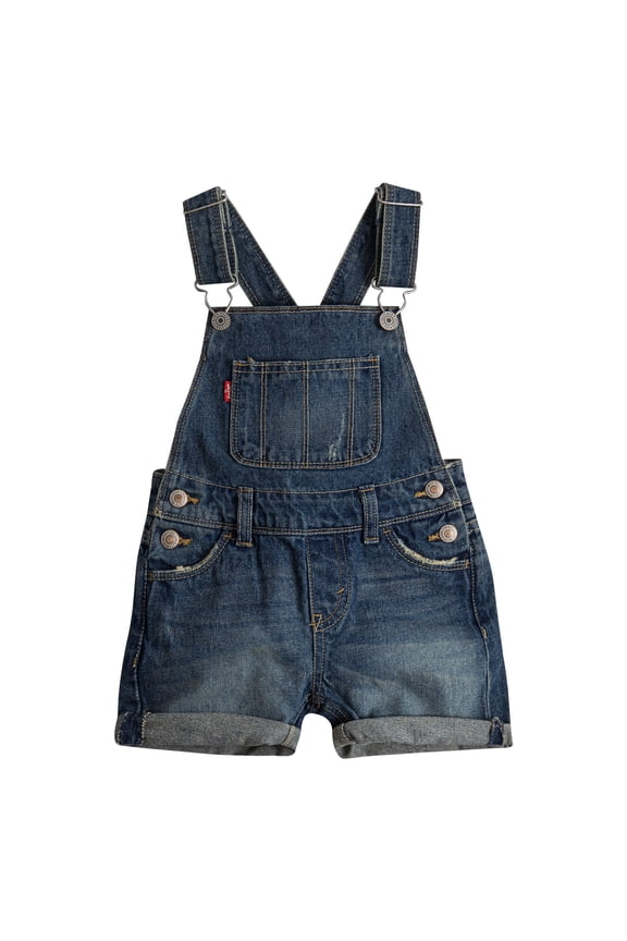 Toddler Girls' Denim Shortall, Sizes 2T-4T