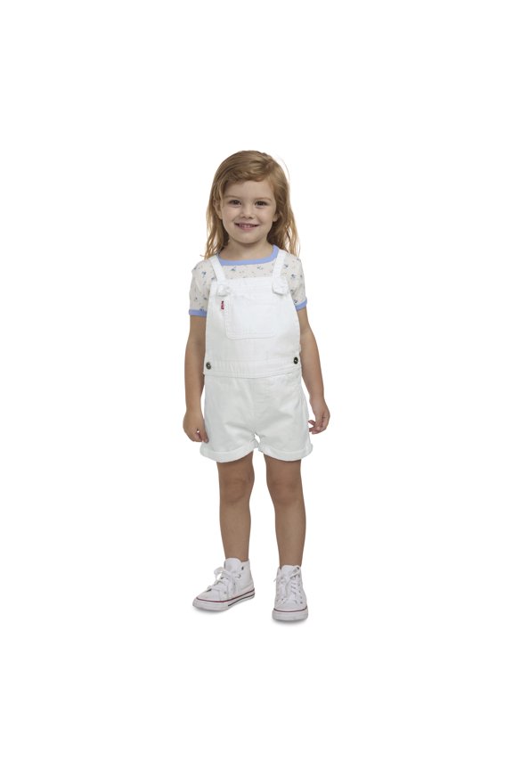 Toddler Girls' Denim Shortall, Sizes 2T-4T