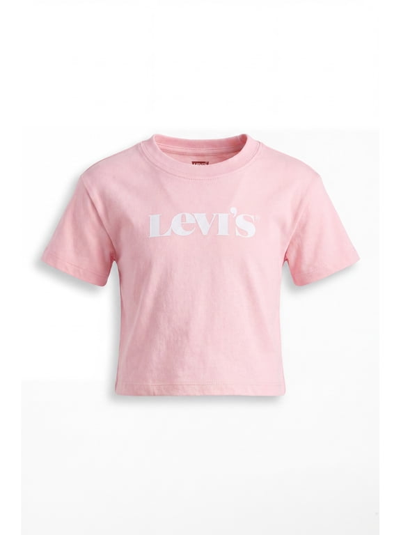 Toddler Girls' High-Rise Logo Cropped T-Shirt