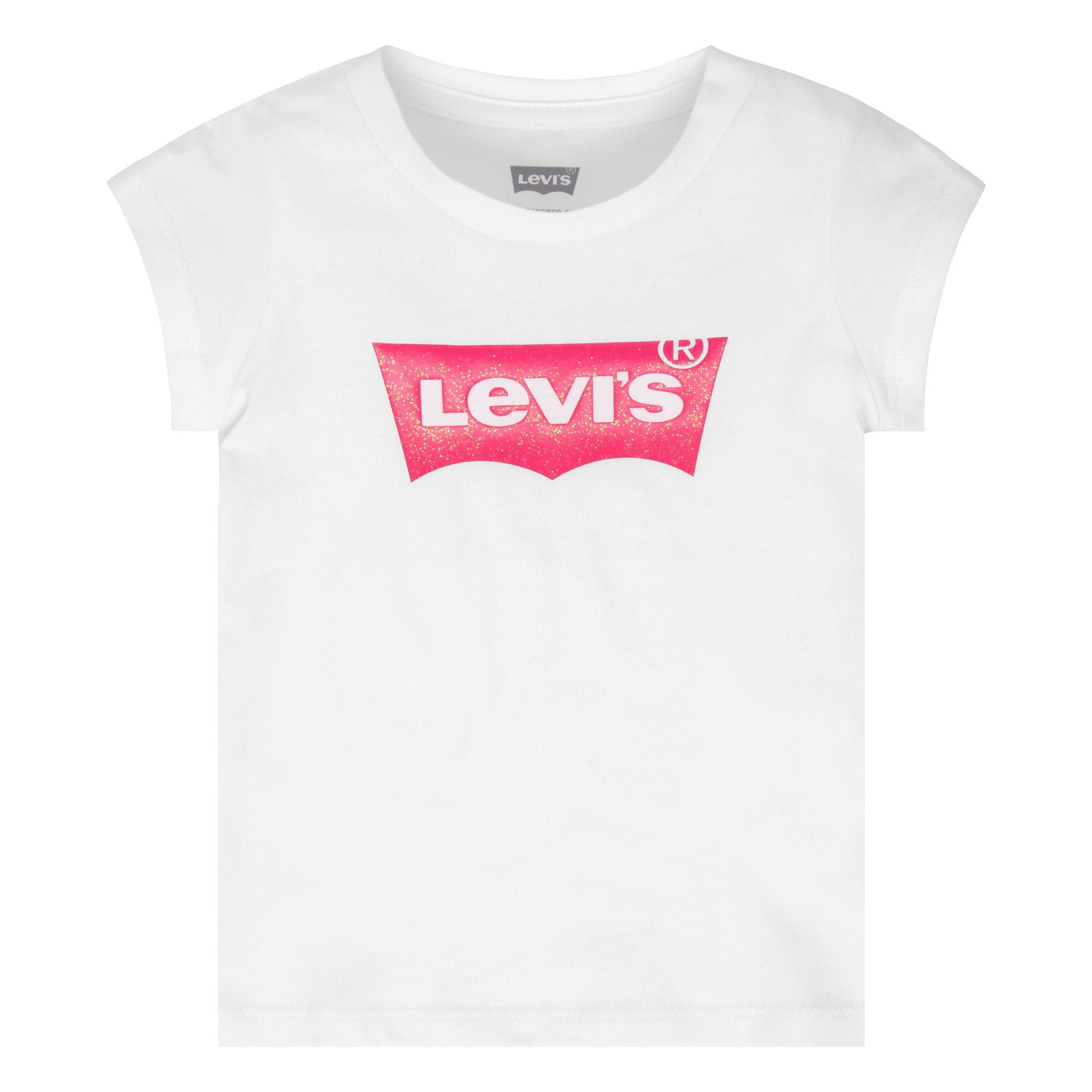 T-Shirt Levi's Batwing A Maniche Lunghe Per Bimba - 100% Cotone, Design Con Logo - Foto 10