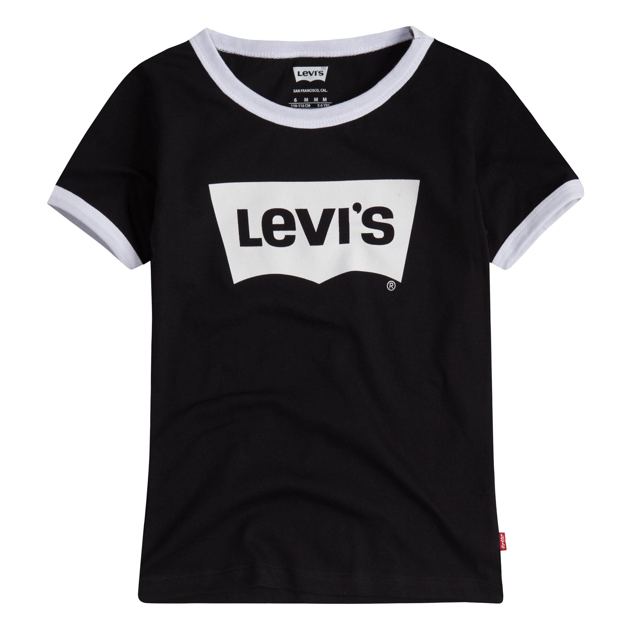 Levi s Toddler Girls Short Sleeve Batwing T Shirt Sizes 2T 4T