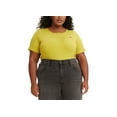 thumbnail image 1 of Levi's Trendy Plus Size Short Sleeve Honey T-Shirt Doile Split Pea 2X, 1 of 1