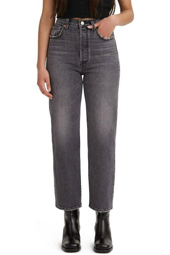 WELL WORN Women's Premium Ribcage Straight Ankle Jeans, US 26*27