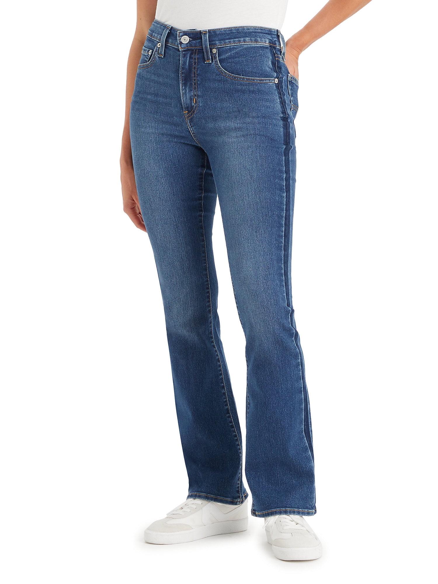 (取寄) リーバイス ウィメンズ レディース 725 ハイライズ ブーツカット Levi's Womens women 725 High-Rise Bootcut Eternal Indigo Dark Levi's Women' 725 High Rise Bootcut Jean - Walmart.com