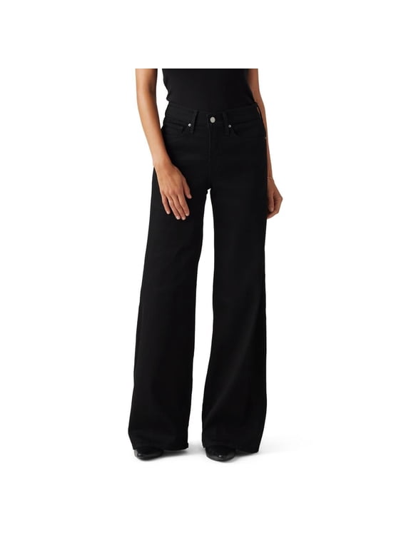 Women's 318 Shaping Wide-Leg Jeans (Also Available in Plus), (New) Soft Black