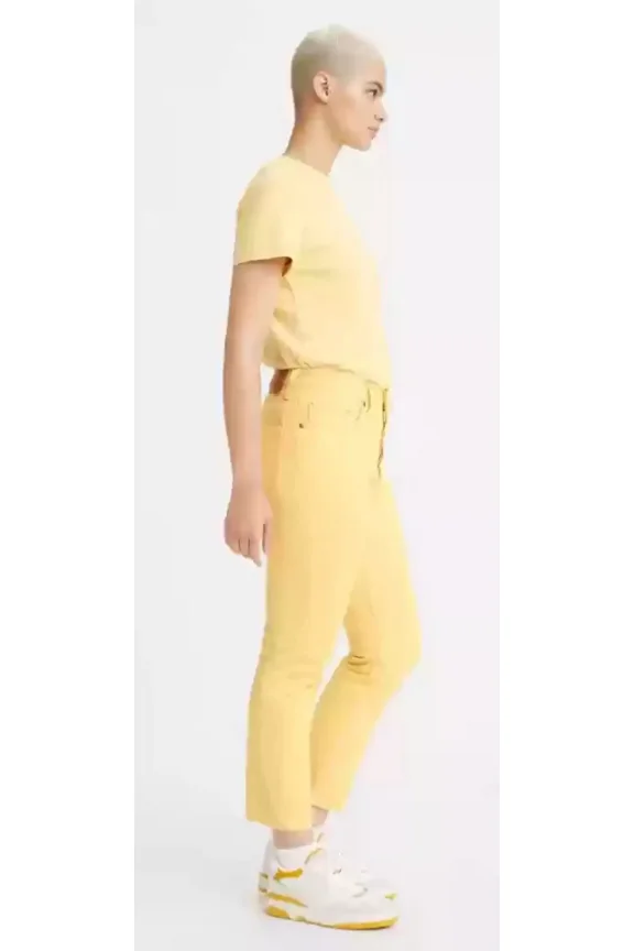 501 High Rise Straight Cropped Jeans, Women's