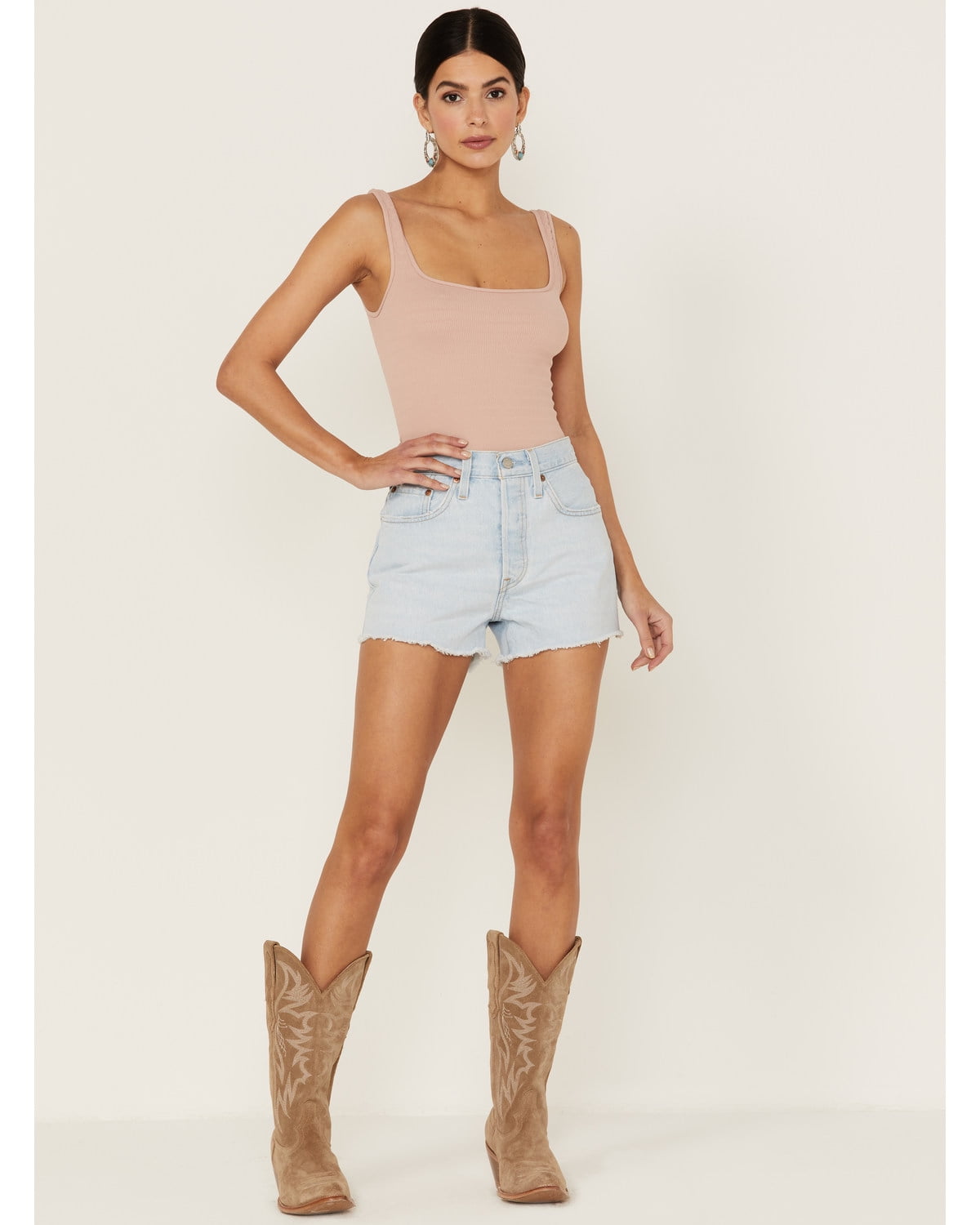 Levi's Women's 501 Light Wash High Rise Ojai Lake Original Denim