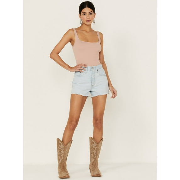 Levi's Women's 501 Light Wash High Rise Ojai Lake Original Denim Shorts Blue 30