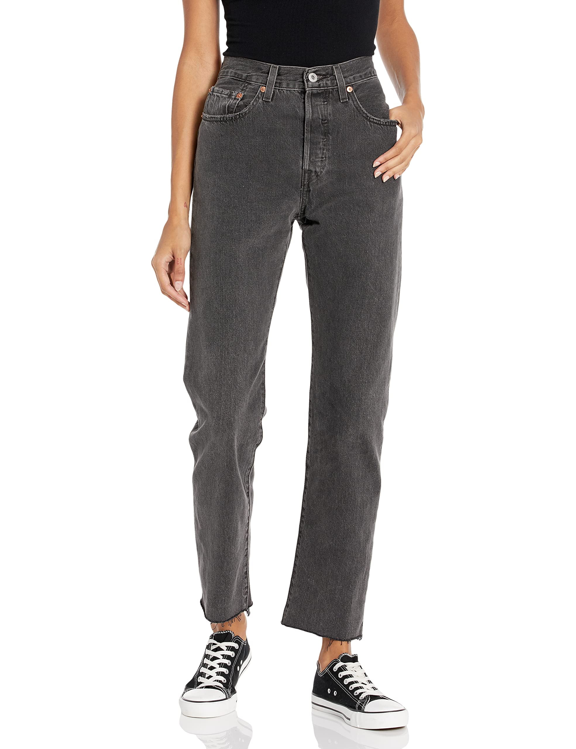 Levi's Women's 501 Original Fit Jeans, (New) Black Stonewash, 26