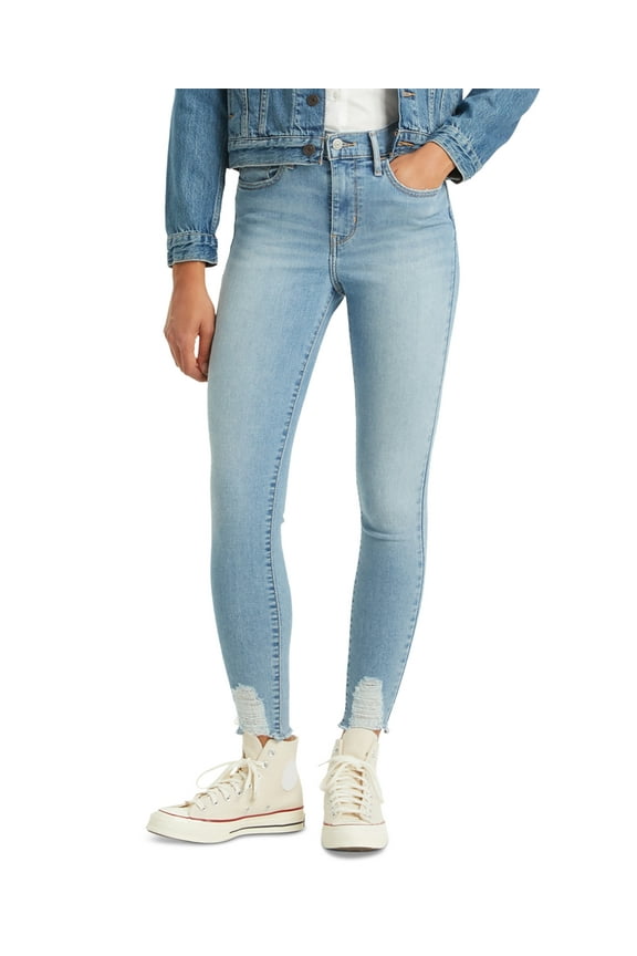 Levis Womens 720 High-Rise Stretchy Super-Skinny Jeans, Frozen Solid, 33