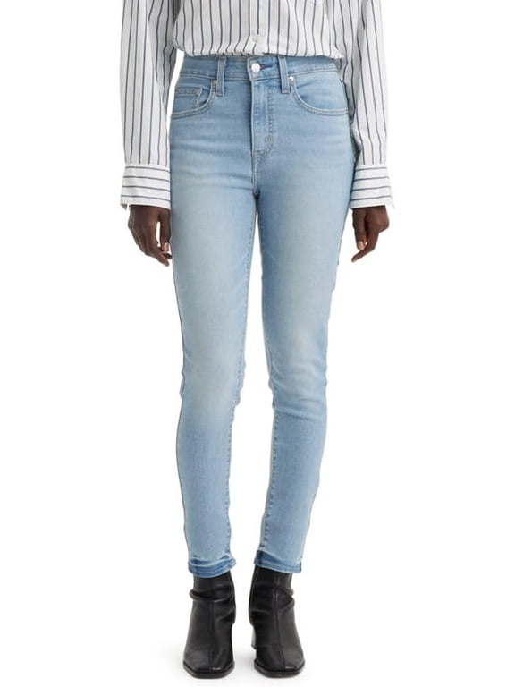 Women's 721 High Rise Skinny Jeans Emblem of Story Light Wash Size 33x30