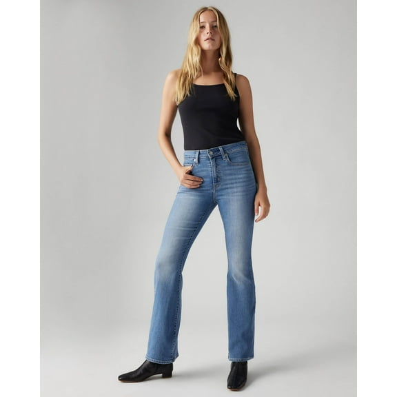 Levis Womens 726 High Rise Flare Jeans - Eternal Indigo, 30x32