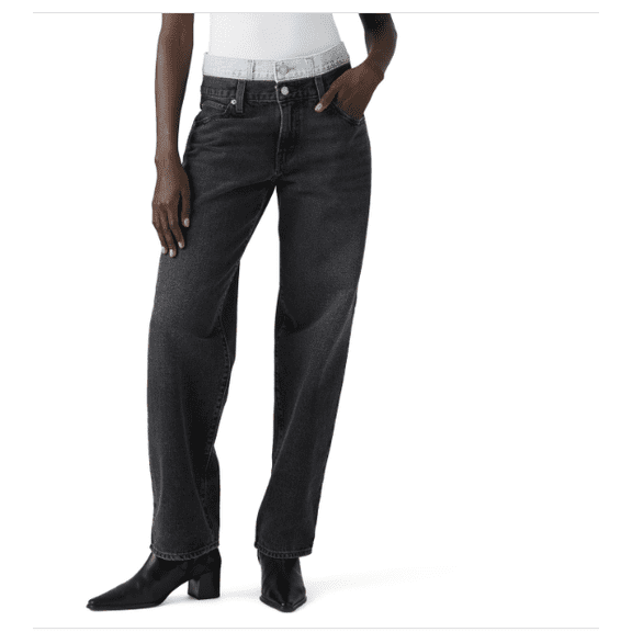 Levi's Women's '94 Baggy Mashup Double-Waistband Jeans - Layer Cake