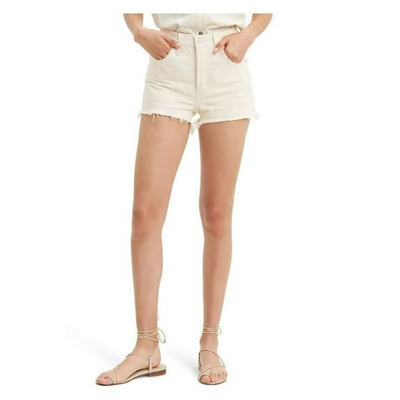 Levi's Women's Beige Premium 501 Original Shorts, 32