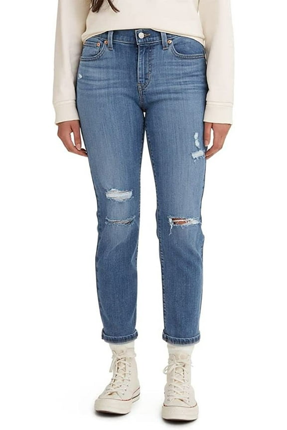 Women's Boyfriend Mid Rise Jeans