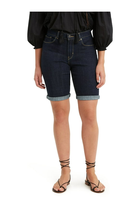 Women’s Classic Bermuda Jean Shorts, 10.5” Inseam