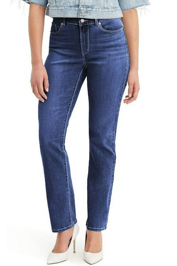 Women's Levi's® Classic Straight-Leg Jeans Color: Lapis Dark Horse Size: 28(US 6)S