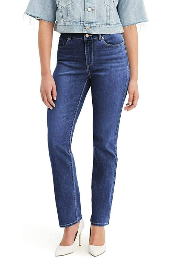Women's Levi's® Classic Straight-Leg Jeans Color: Lapis Dark Horse Size: 31(US 12)S
