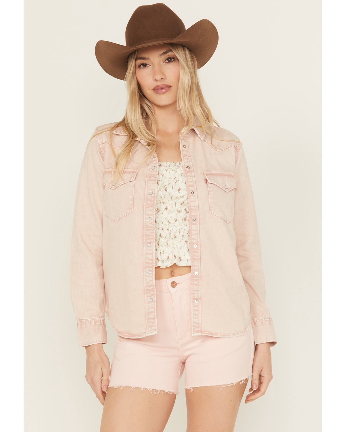 Levi's Women's Denim Long Sleeve Snap Western Shirt - 86832-0046 US ...