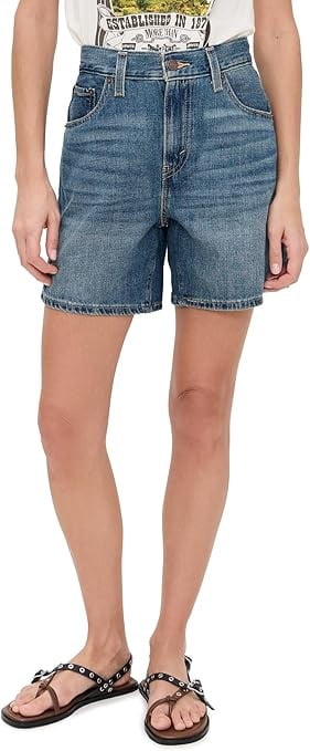 Flaxing Levi's Women's High Baggy Short Stop Flaxing Size 27 - Walmart.com
