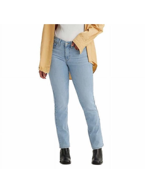 314 Shaping Straight Women's Mid Rise Stretch Jeans, Slate, 32" Inseam