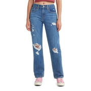 Levis Womens Low Pro Relaxed Fit Straight Leg Jeans