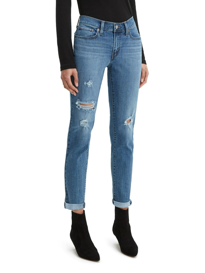 Levi's Women's Mid-Rise Boyfriend Jeans - Main Image