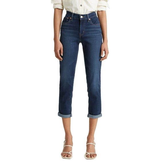 Levi’s Women's New Cropped Boyfriend Jeans