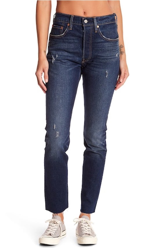 Women's Original Fit 501 Stretch Skinny Jeans (Medium Wash, W31 x L30)