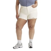 Levis Womens 501 Original High-Rise Shorts Plus Size
