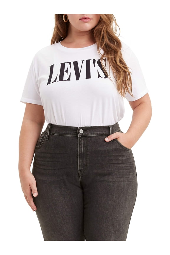 Women's Plus Size 90's Graphic Perfect Short Sleeve T-Shirt