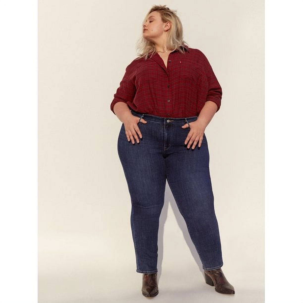 Levi plus size denim shirt hotsell