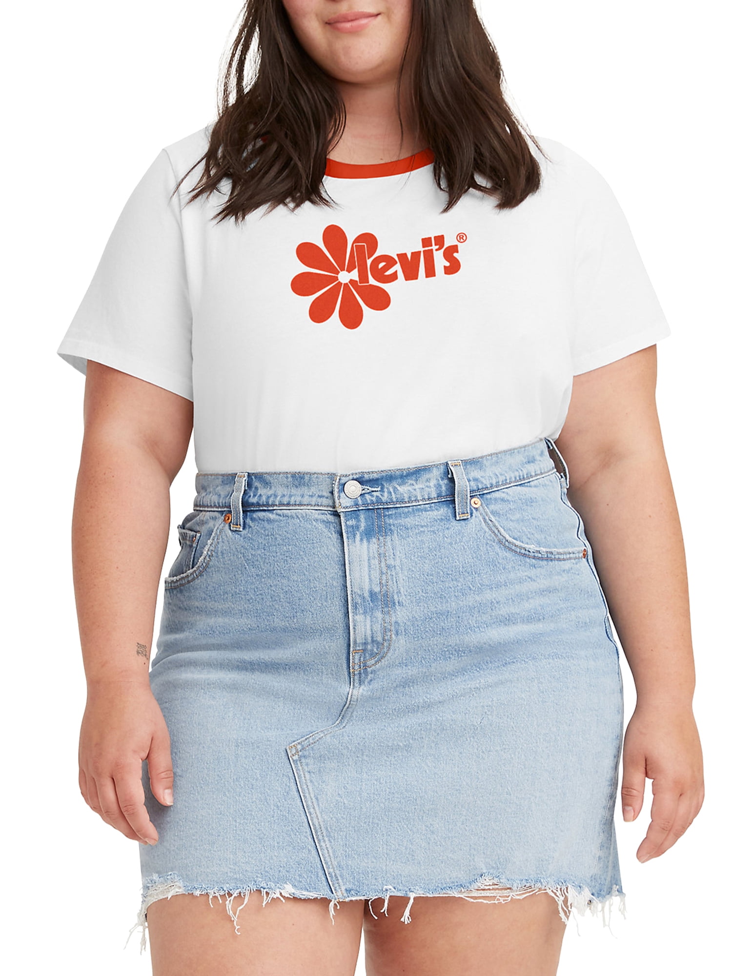 Levis® Plus Size Cropped T-Shirt for Women Kuwait Ubuy
