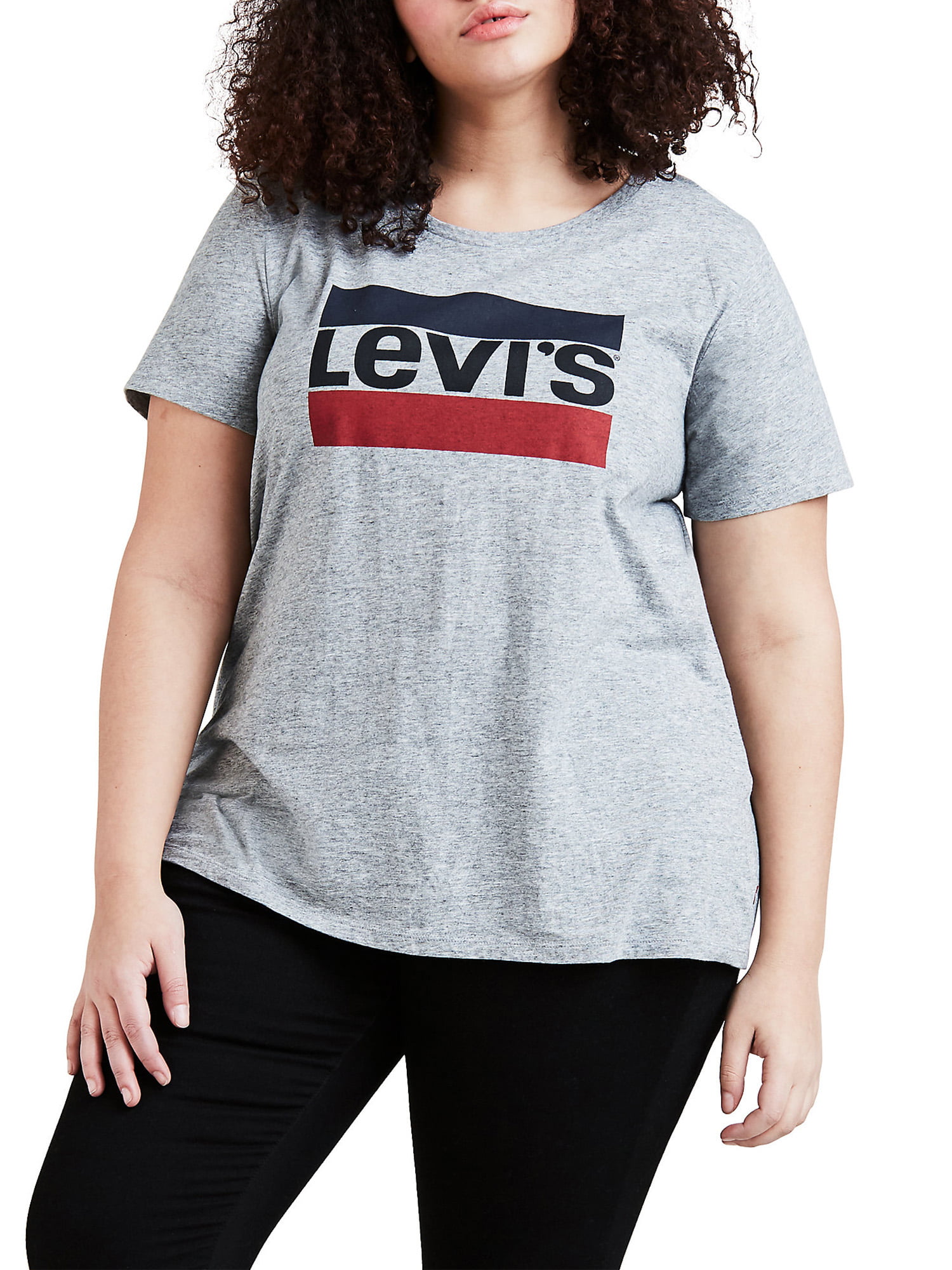 Levi's Women's Size Perfect Graphic Sleeve T-Shirt - Walmart.com