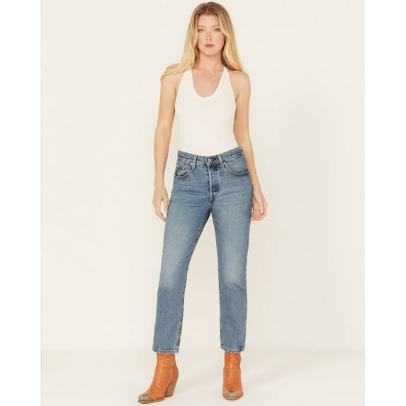 Levi's Women's Premium Medium Wash Must Be Mine 501 Cropped Jeans - 36200-0236 28W x 26L