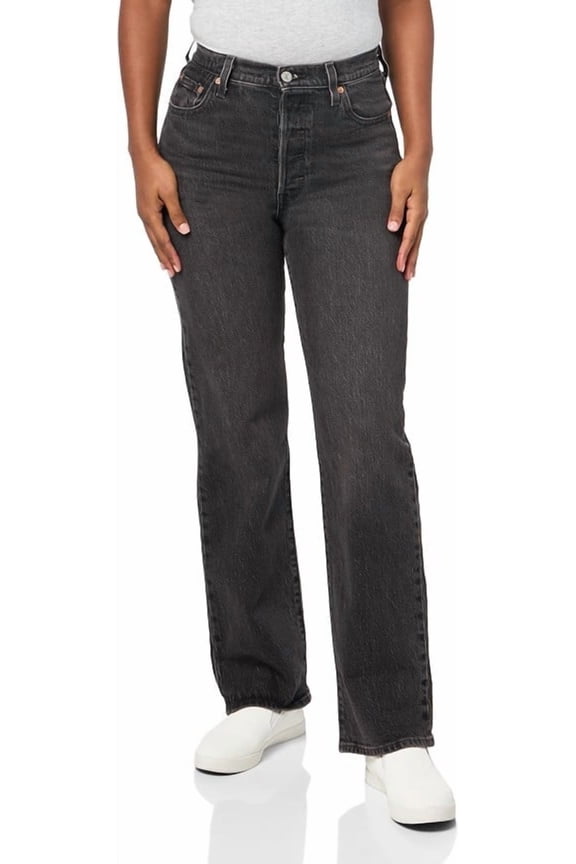 Women's Ribcage Full Length Jeans Static Noise Overload Size 25x32